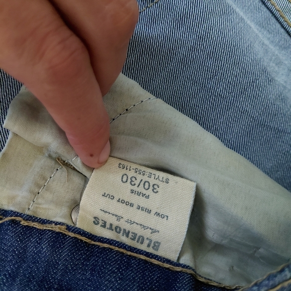 Bluenotes Blue Flare Wide Leg Jeans - Picture 8 of 8